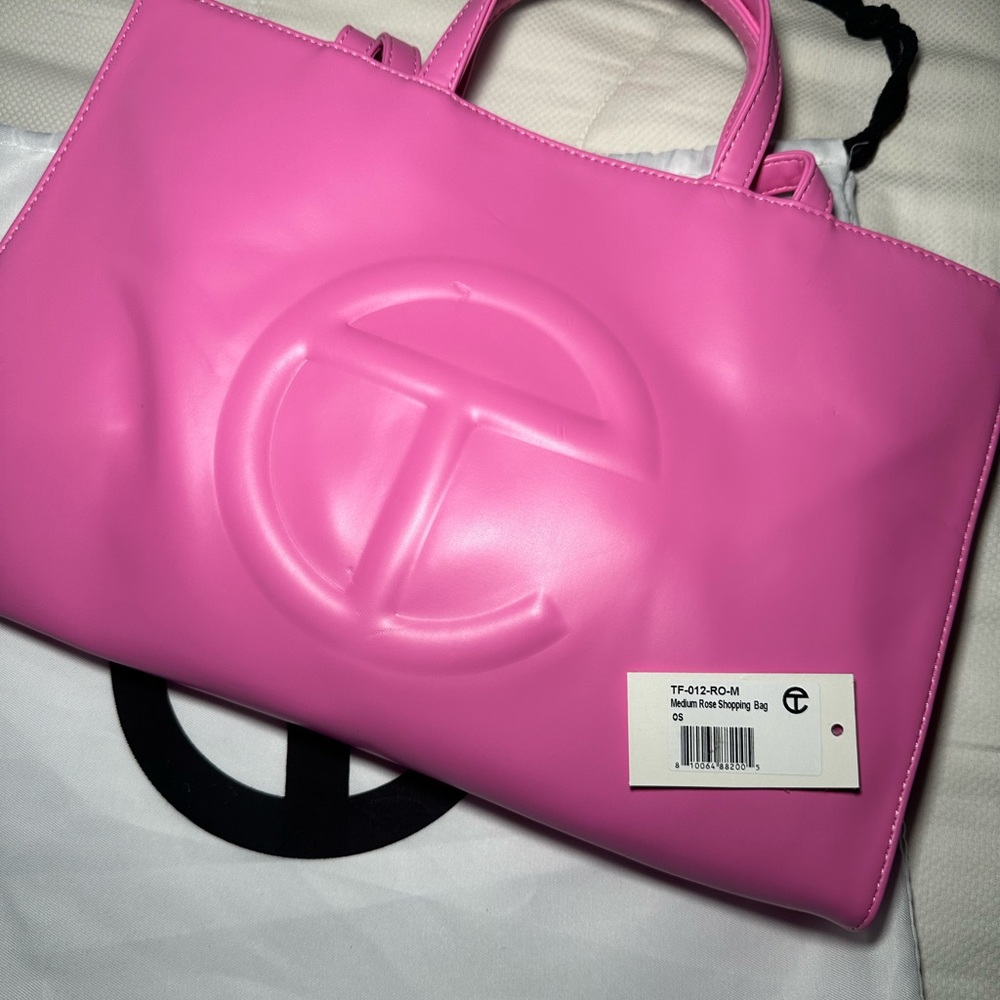 Telfar Medium Rose Shopping Bag